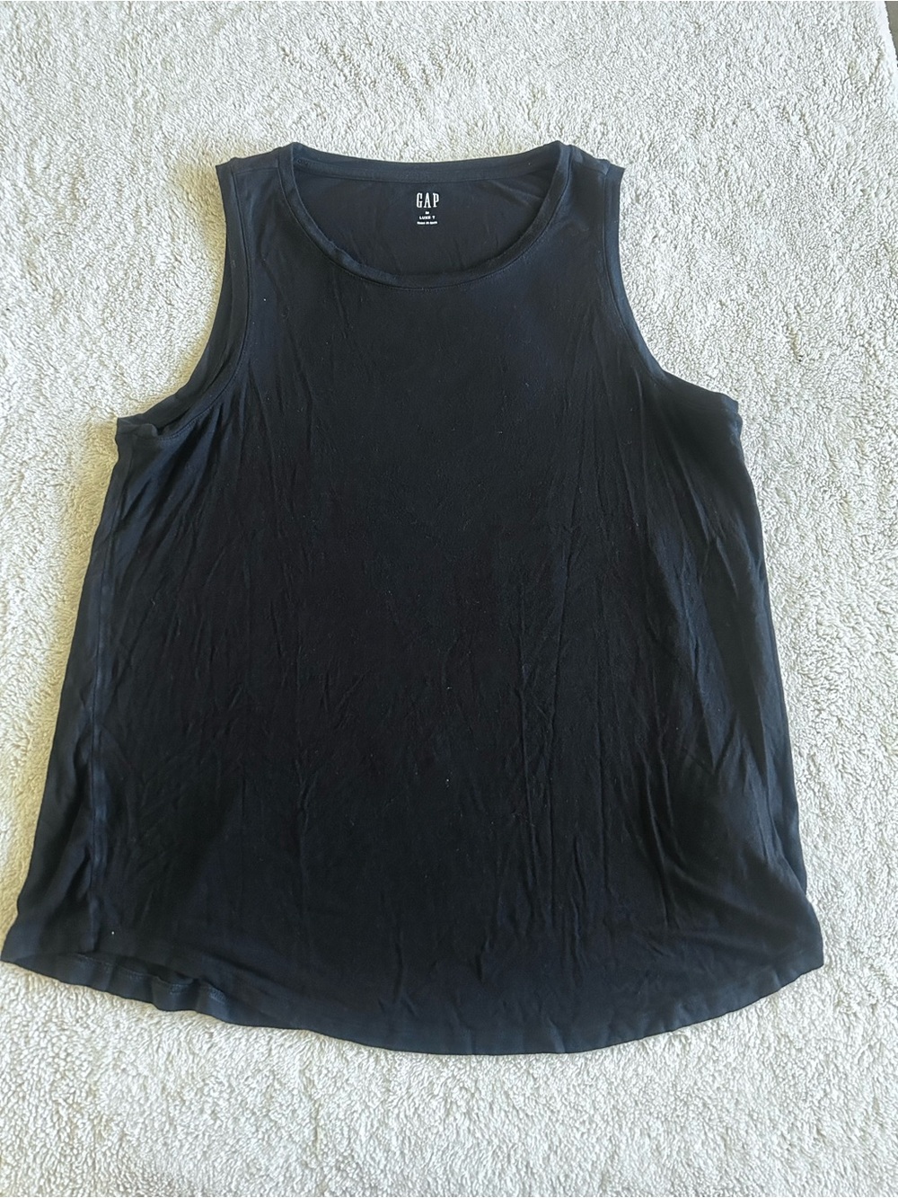 GAP Black Sleeveless Tank Top size M